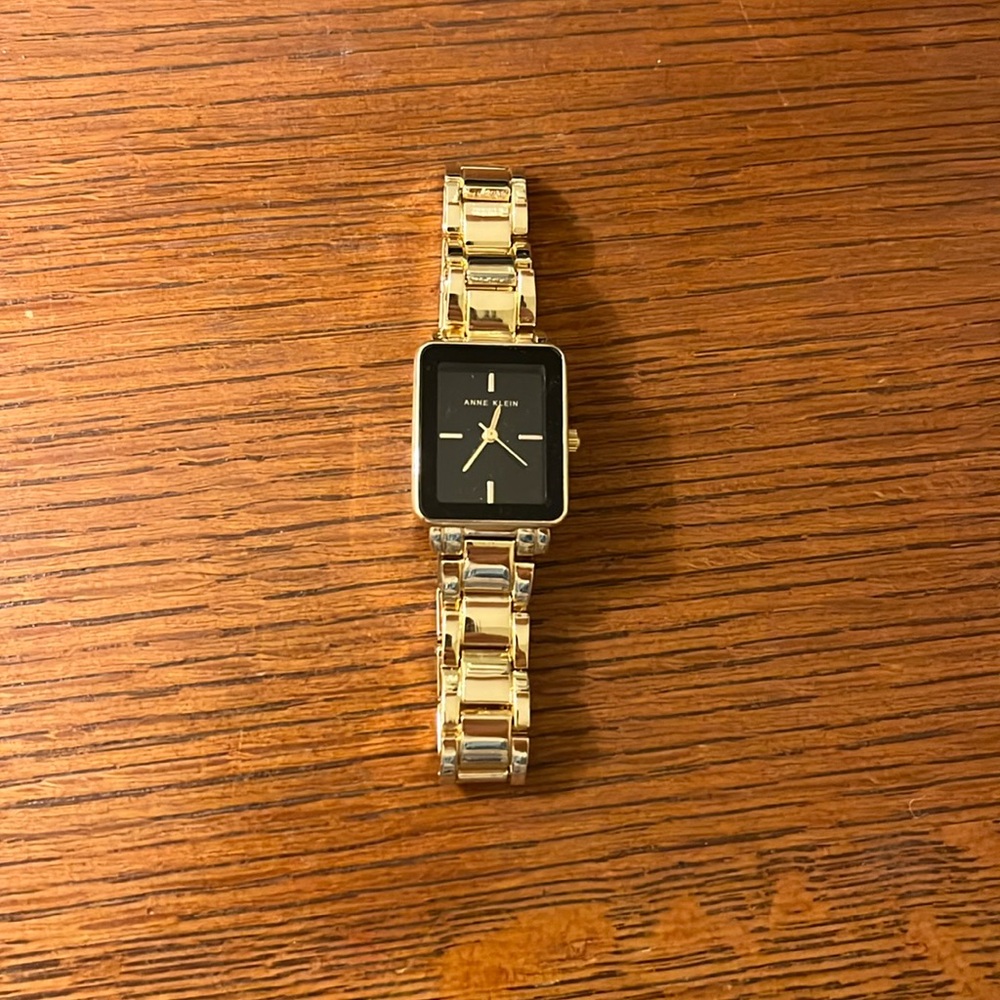 Anne Klein gold watch